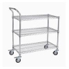 ESD single 2-shelf push trolley
